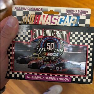 Nascar 50th Anniversary Collector Tin with Playing Cards